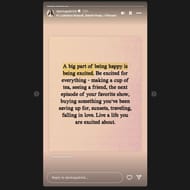 Screen grab from Patrick's Instagram story/@danicapatrick