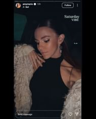 Screenshot of Amymarie Gaertner's Instagram story via @amymarie