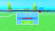 An "Invalid Code" error in My Pancake Tycoon (Image via Roblox)