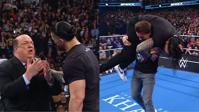 WWE SmackDown रिजल्ट्स: Roman Reigns को मिला 'धोखा', WrestleMania के लिए बड़ा मैच कैंसिल; Jacob Fatu ने मॉन्स्टर को हराया
