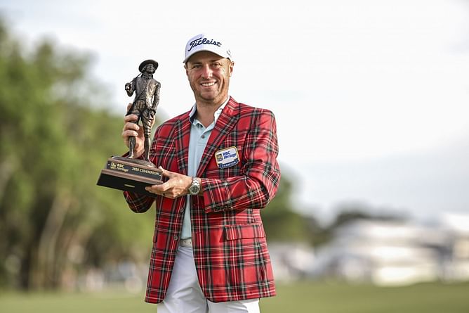 How many spots has Justin Thomas jumped in US Ryder Cup standings post RBC Heritage triumph?