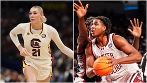 Chloe Kitts showers love on BF Collin Murray-Boyles as South Carolina star declares for NBA draft