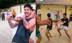 SRH players enjoy beach volleyball in Maldives during a team bonding session amid IPL 2025 [Watch]