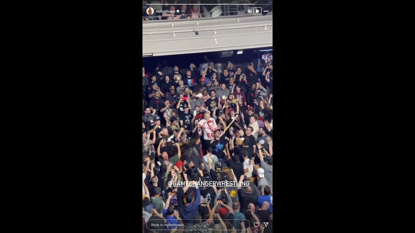 Britt Baker&#039;s Instagram story!