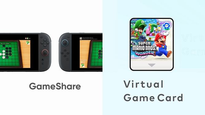 GameShare vs Virtual Game Card: What is the difference between Nintendo Switch 2's game sharing options?