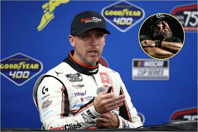 Dale Earnhardt Jr.'s former co-host blasts NASCAR reporters over Denny Hamlin's retirement question