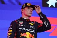 Max Verstappen on the podium after the Saudi Arabian Grand Prix - Source: Getty
