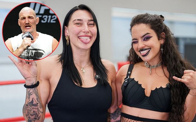 Sean Strickland issues NSFW reaction to WWE superstar Rhea Ripley showing Nina-Marie Daniele some wrestling moves, calls video "spam ad"