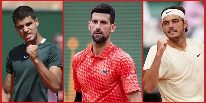 Claycourt men's singles power rankings 2025 ft. Novak Djokovic, Carlos Alcaraz and Taylor Fritz