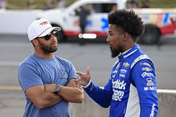 Bubba Wallace's NASCAR protégé drops 4-word reaction after career-high stat at Bristol