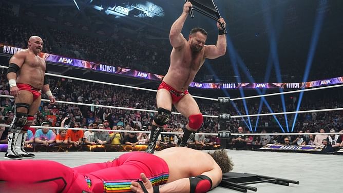 After Cope, another legend ALMOST gets taken out by FTR on AEW Collision