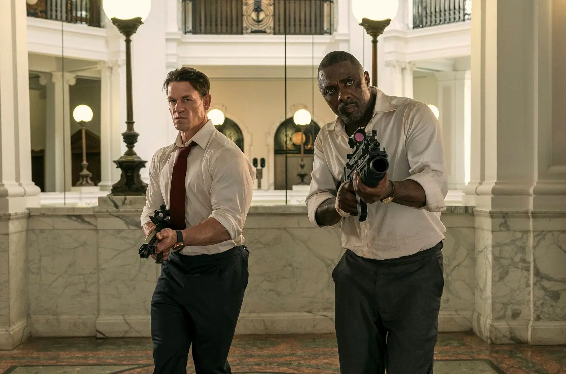 John Cena and Idris Elba in Prime Video