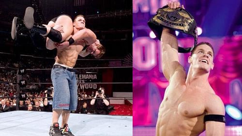 John Cena won his first WWE Championship against JBL (Images via WWE.com)