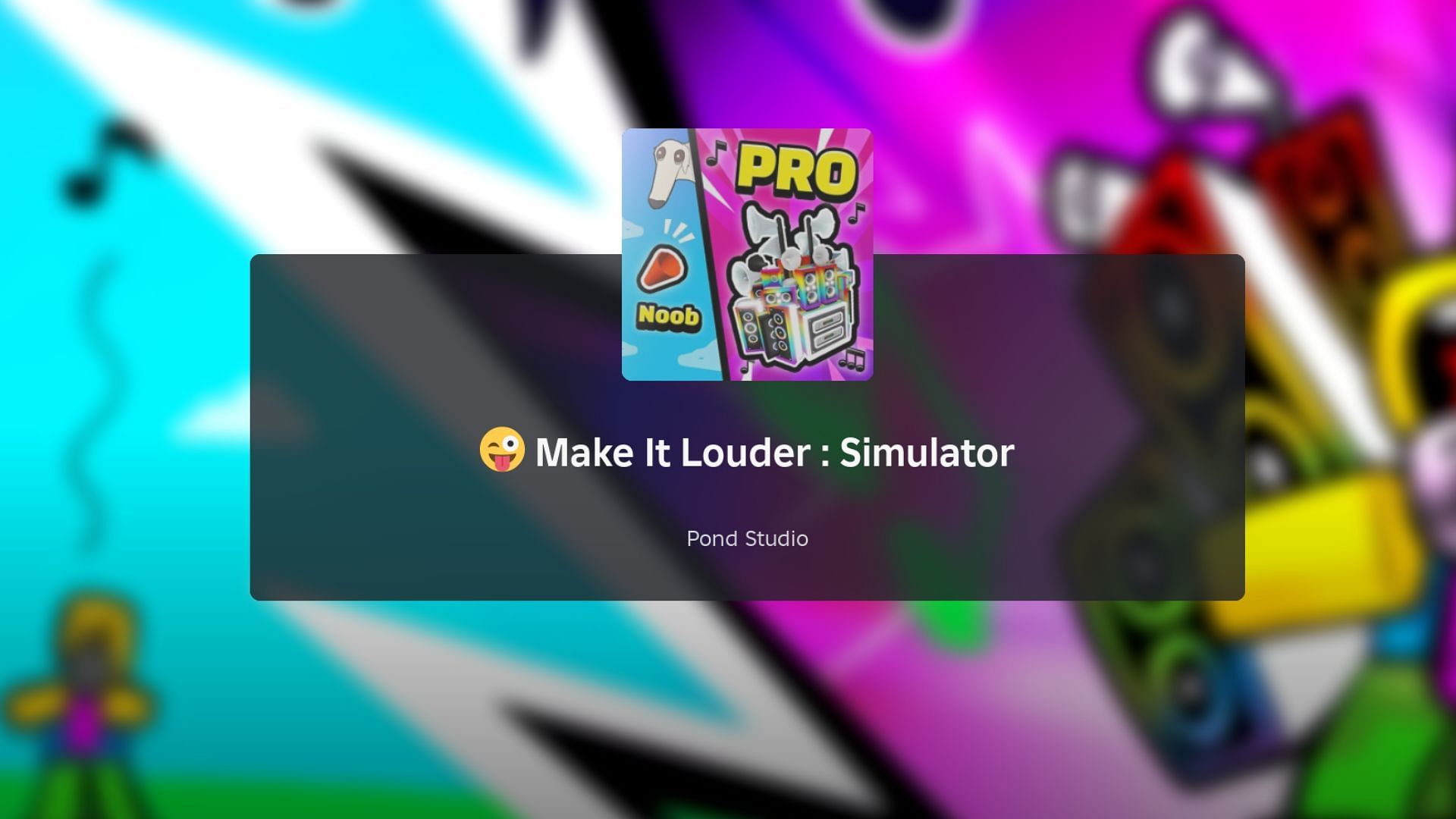 Make It Louder Simulator loading screen