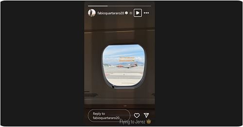 MotoGP star Fabio Quartararo posted a cheeky message to Max Verstappen on Instagram. Image: @fabioquartararo via Instagram