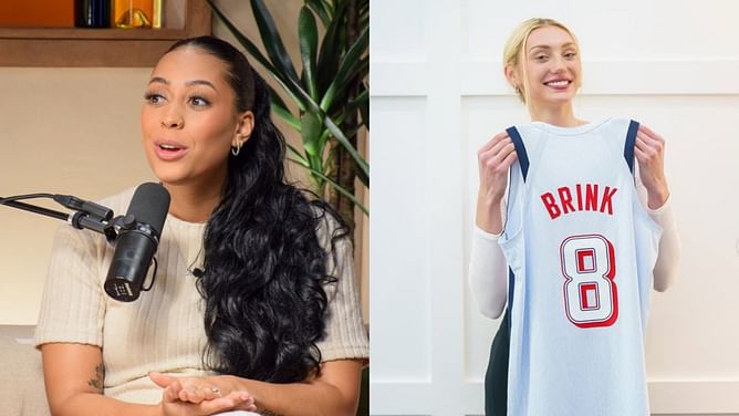 Steph Curry's pregnant sister Sydel makes feelings known on possibly delivering her baby during a podcast with Cameron Brink