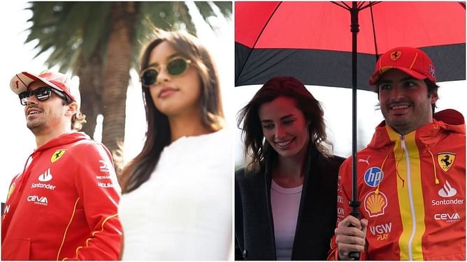 Carlos Sainz's girlfriend Rebecca Donaldson drops a 2-word reaction to Charles Leclerc's partner's latest Instagram post