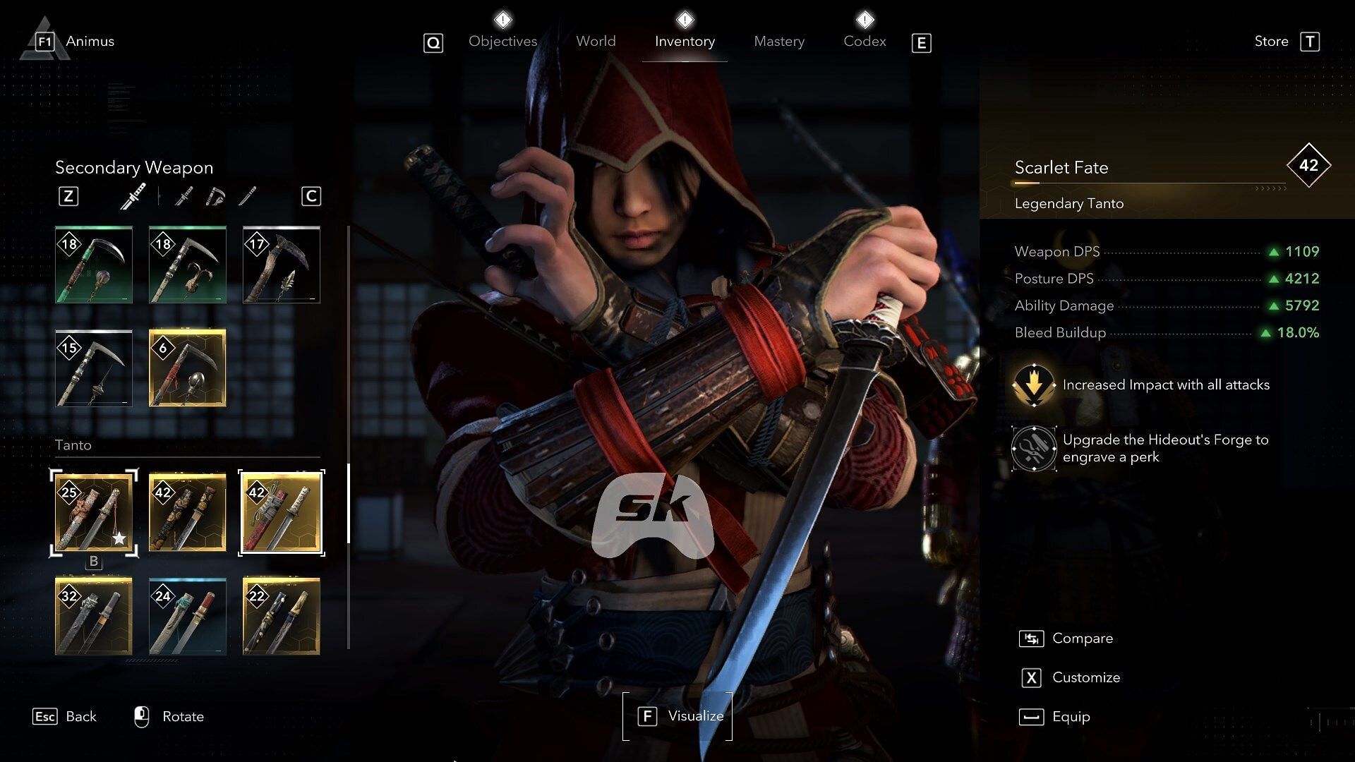 Weapon overview (Image via Sportskeeda Gaming || Ubisoft)