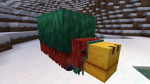 The sniffer was added in 1.20 update (Image via Mojang Studios)