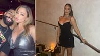 Larsa Pippen puts on loved-up display with her new boyfriend Jeff Coby as they share a kiss during cozy night out