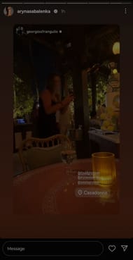 Aryna Sabalenka Instagram/@arynasabalenka