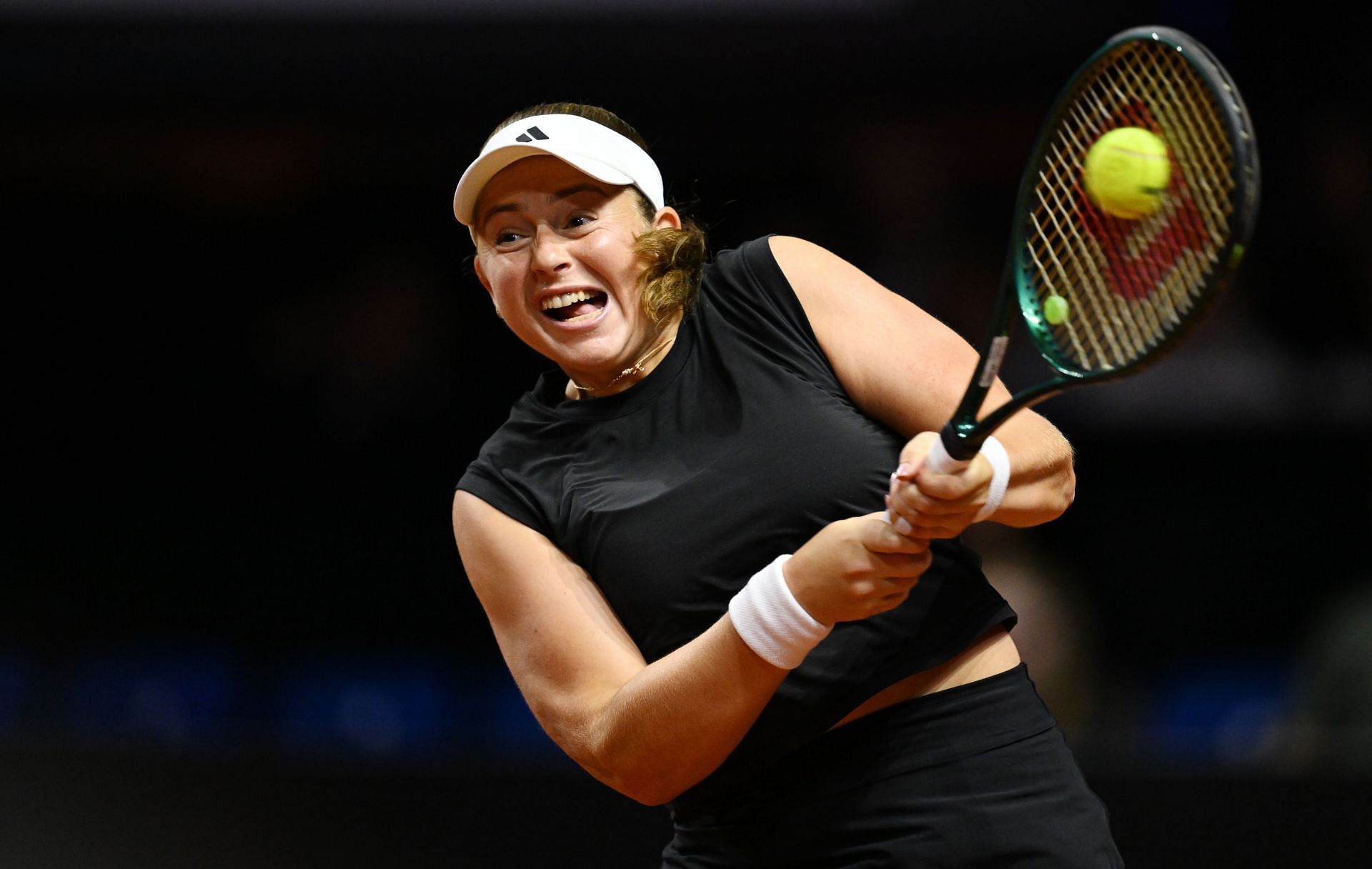 Jelena Ostapenko at 2025 Porsche Tennis Grand Prix [Image Source: Getty Images]