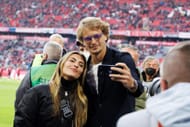 Alexander Zverev and Sophia at the Bayern Munich - Borussia Dortmund football match - Source: Getty