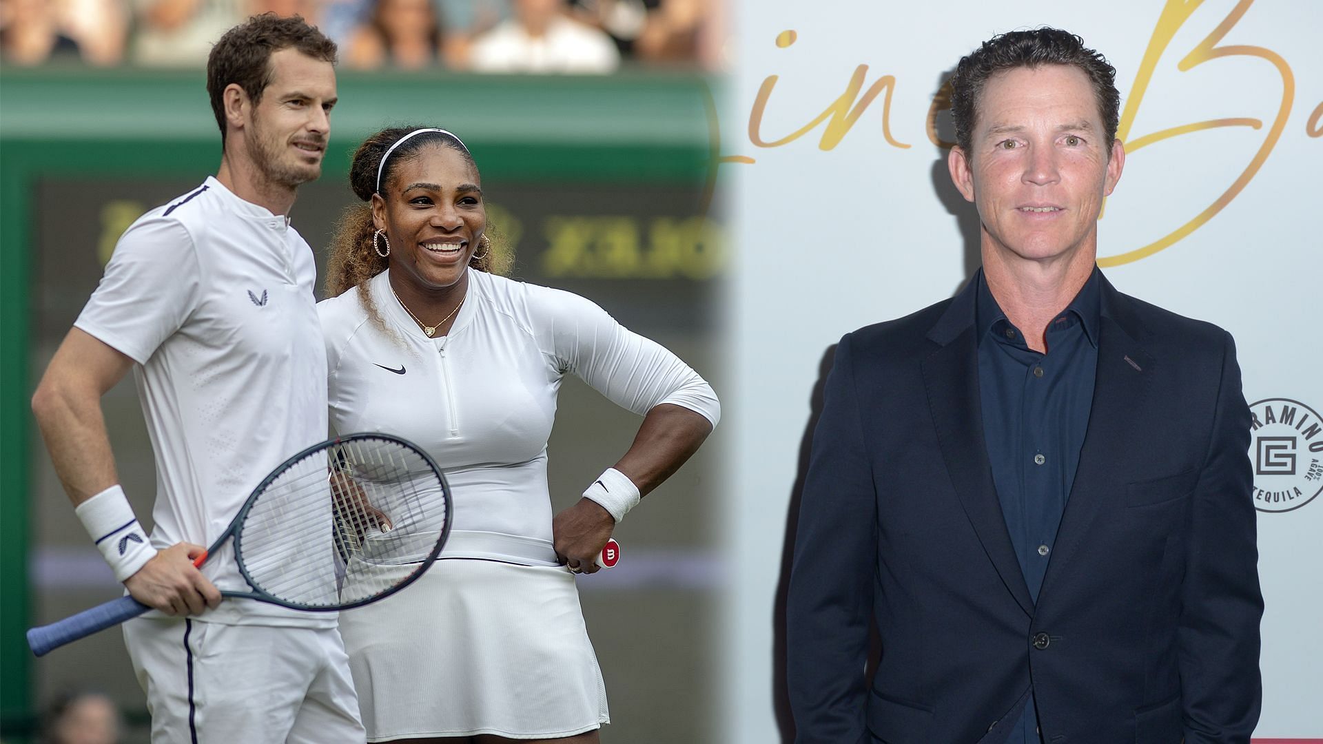 Serena Williams and Andy Murray (L) &amp; Shawn Hatosy (R) (Source - GETTY)