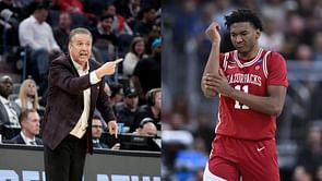 "When is [Jamir] Watkins coming?": Fans react as John Calipari shares Karter Knox update courtside at OKC–Timberwolves game