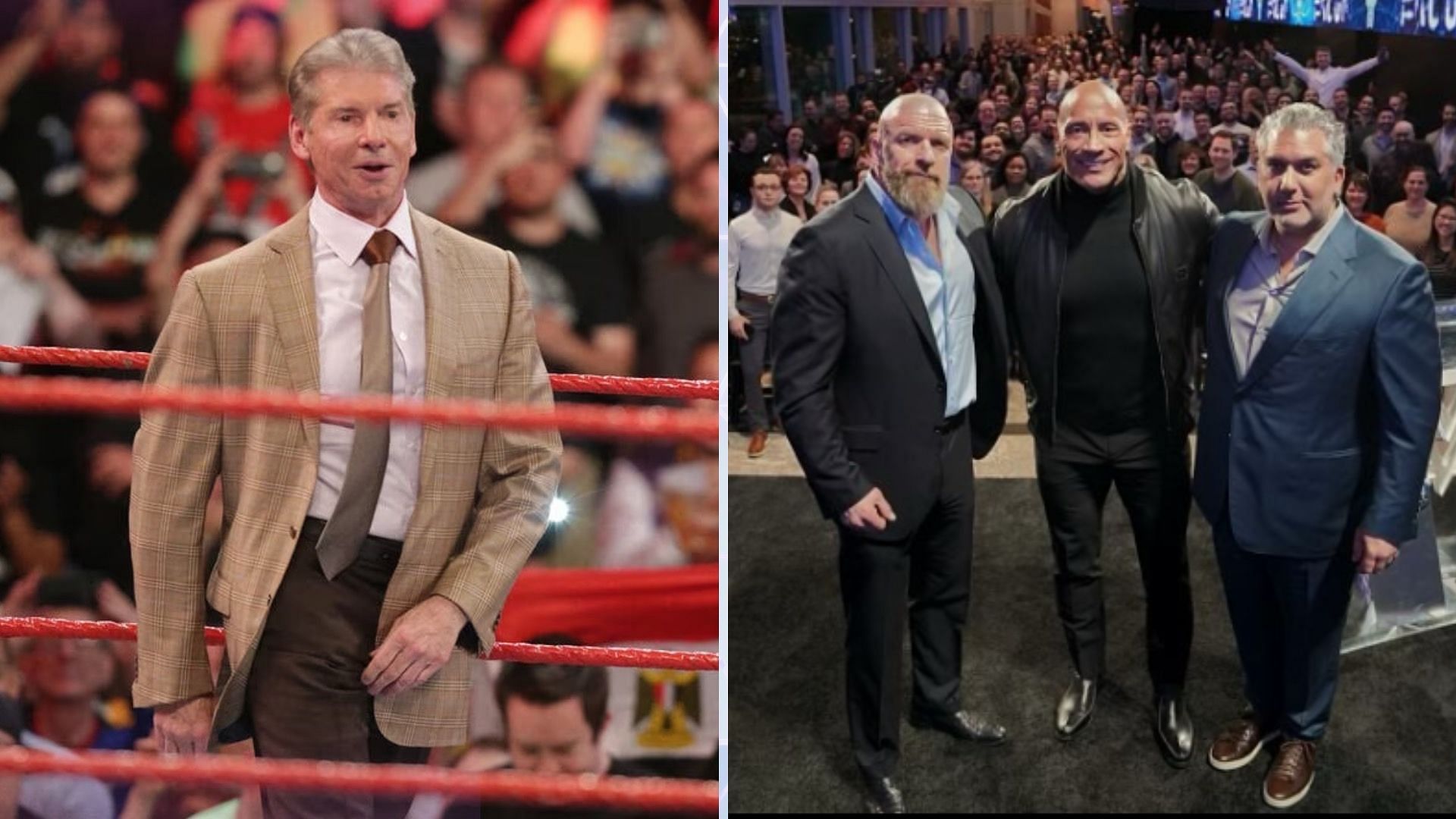 Vince McMahon is the co-founder of WWE [Image credits: wwe.com and Triple H