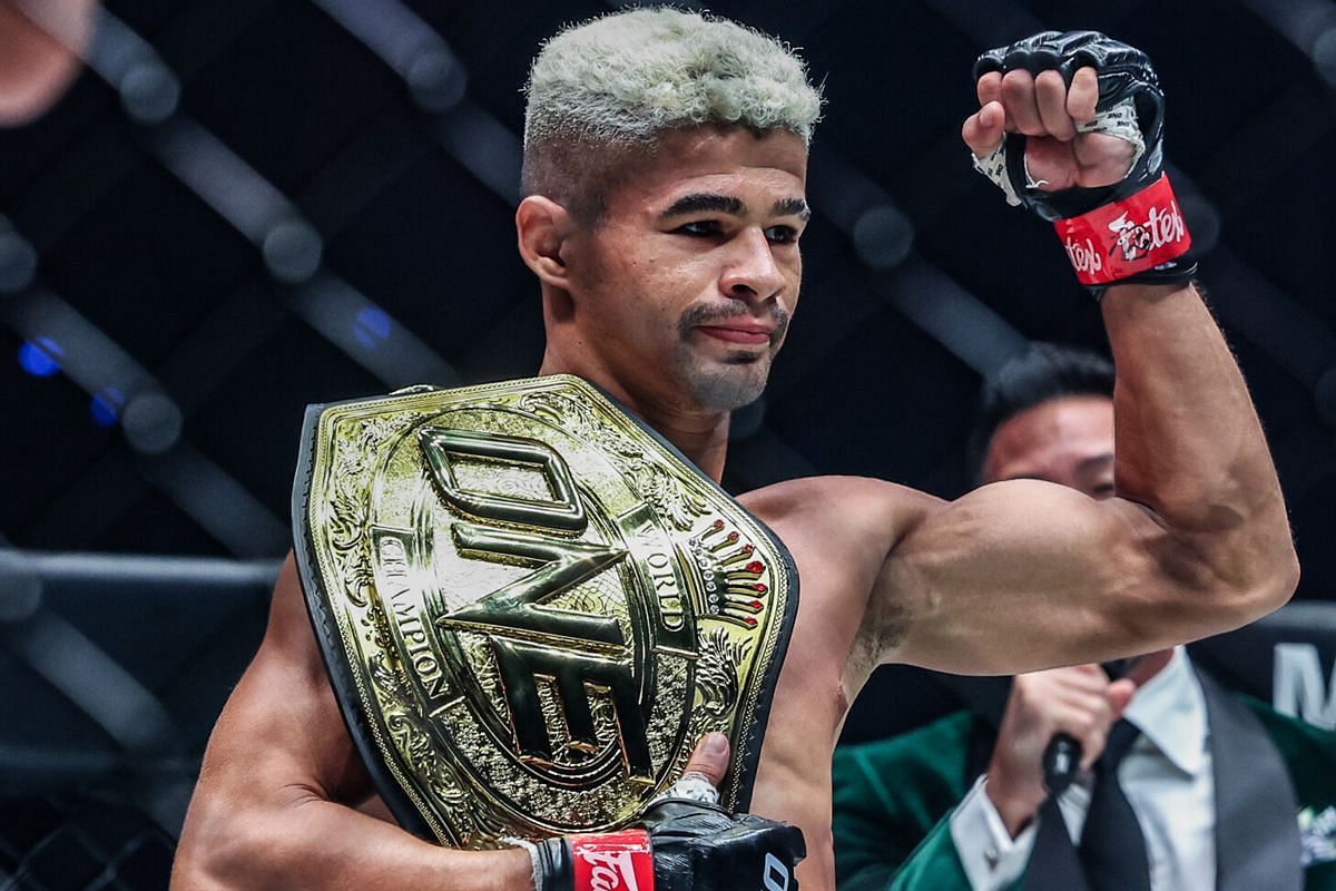 (Pictured) ONE bantamweight MMA world champion Fabricio Andrade.