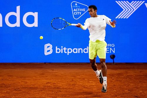 Aliassime at the Hamburg Open 2025 - Source: Getty