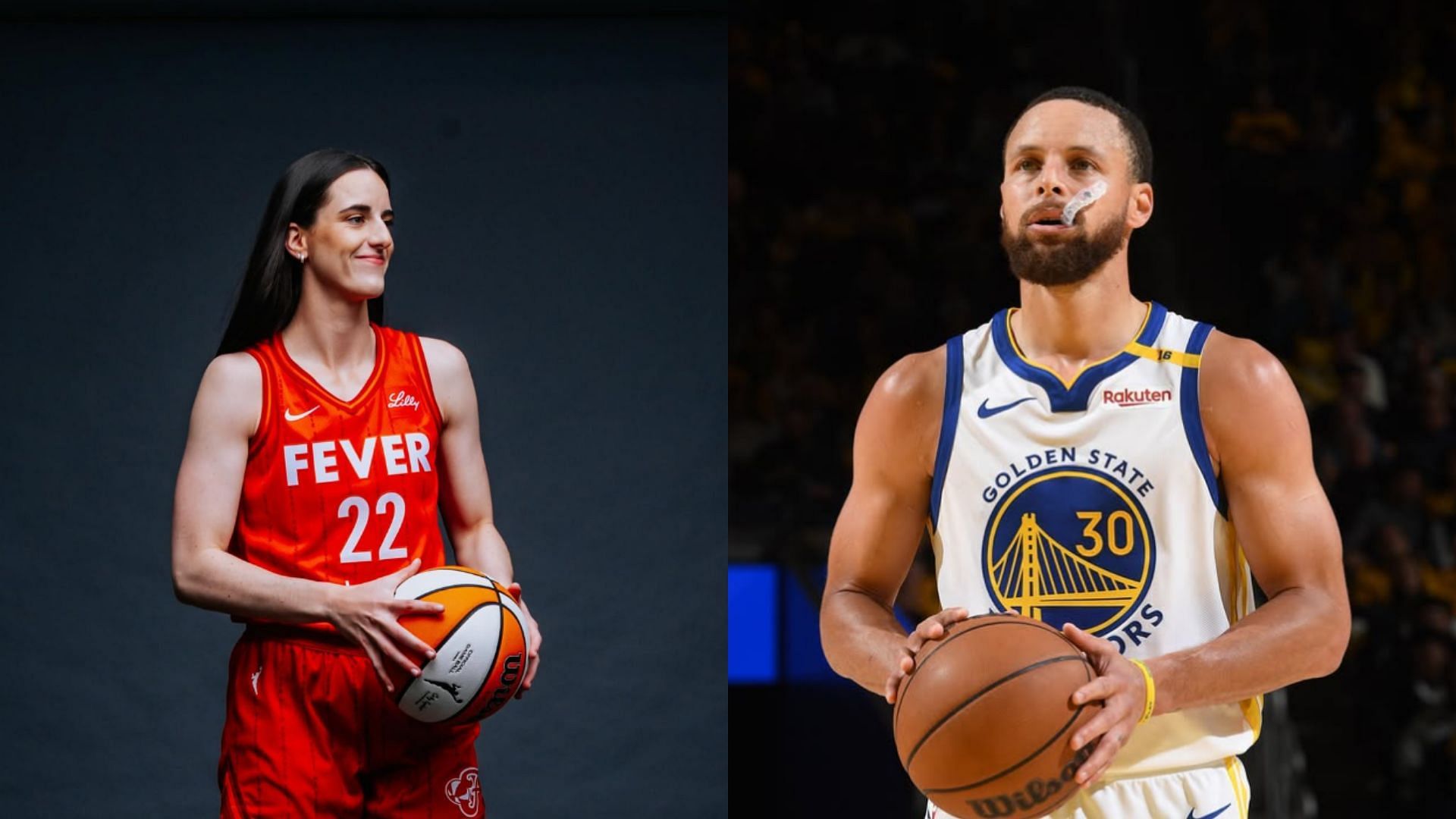 Stephanie White uses Steph Curry analogy to defend Caitlin Clark (Image Source: Instagram, @caitlinclark22, @stephencurry30)