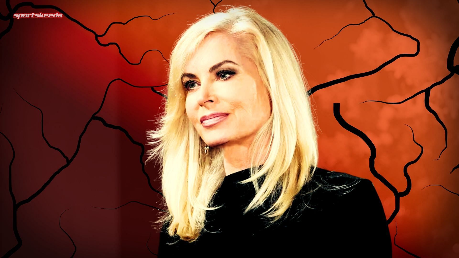 Eileen Davidson as Ashley Abbott on Y&amp;R (Custom edit by Sportskeeda, Original image via CBS/@The Young and the Restless)
