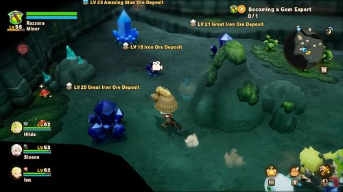 Iron Ore deposits in Fantasy Life i The Girl Who Steals Time (Image via LEVEL5 Inc.)