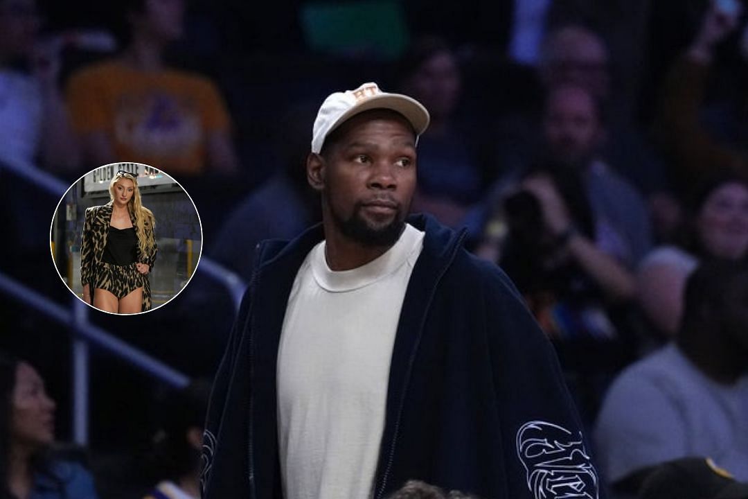 Kevin Durant during a WNBA LA Sparks game, Camaeron Brink of the LA Sparks in the players tunnel at the Crypto.com Arena 