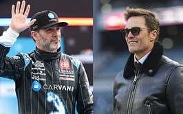 Jimmie Johnson hilariously hopes for Tom Brady to 'soil his suit' during Indy 500 ride