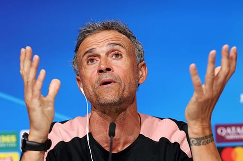 PSG head coach Luis Enrique