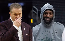PIC: Arkansas HC John Calipari links up with former Razorback Bobby Portis ahead of Minnesota vs OKC