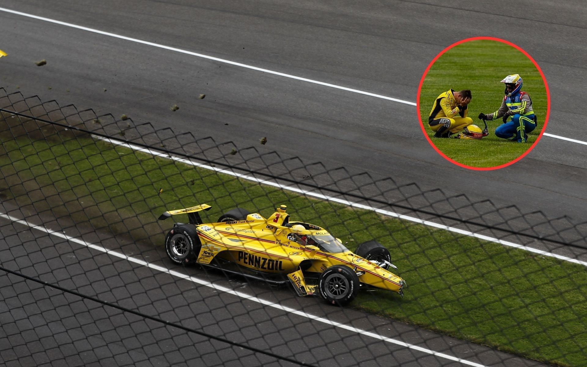 Scott McLaughlin at the 109th running of the Indianapolis 500