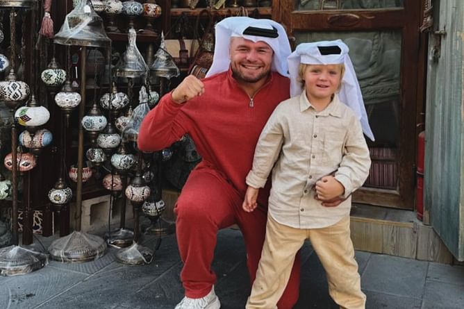 Anatoly Malykhin says his four-year-old son is already following in his footsteps: “He sees what I’m doing and copies it”