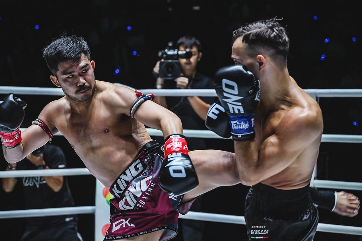 Prajanchai PK Saenchai and Jonathan Di Bella - Photo by ONE Championship