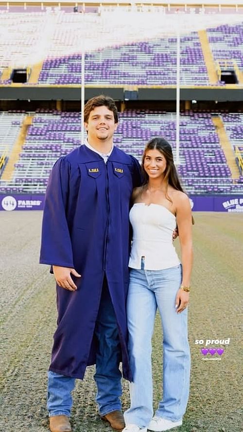 William Campbell's girlfriend Ashlynn Nussmeier sends 2-word message as Patriots rookie hits another major milestone/@ashlynn.nussmeier