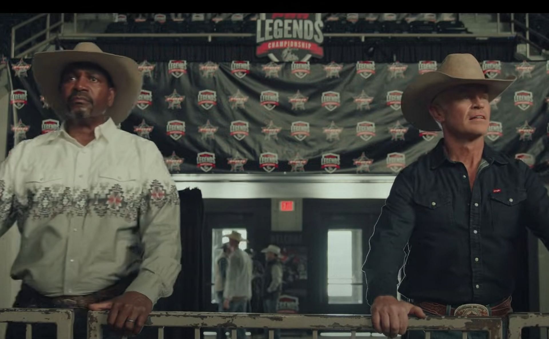 Charlie Williams and Joe Wainwright in The Last Rodeo (Image via YouTube/Angel)