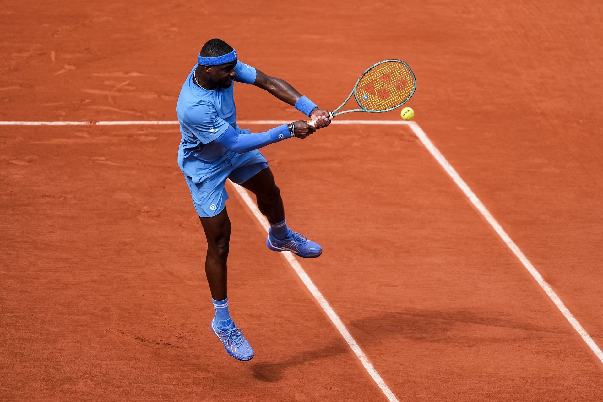 Tiafoe at the 2025 French Open - Day One - Source: Getty