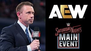Michael Cole surprisingly namedrops top AEW star at WWE Saturday Night's Main Event