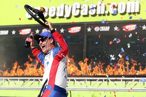 Joey Logano after winning NASCAR Cup Series Würth 400 - Source: Getty