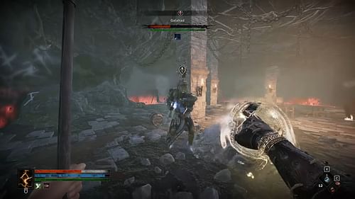 Galahad the Pure will put up quite the fight (Image via Awaken Realms | YouTube/TheRevPlays)
