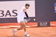 Musetti in action at the Italian Open 2025 - Source: Getty