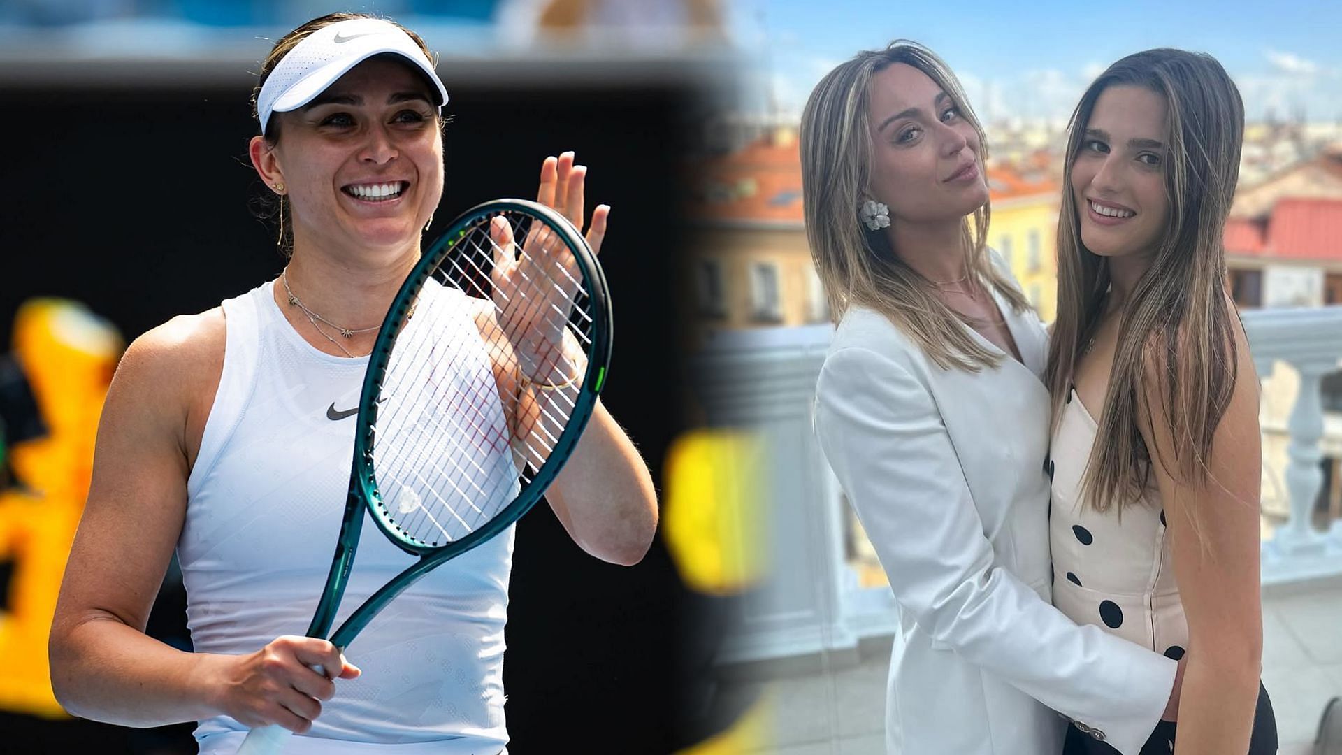 Paula Badosa sends emotional message to younger sister Jana (Source - left/GETTY, right/INSTAGRAM)